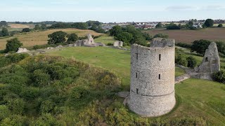 Stunning drone views of Hadleigh Castle in Essex [upl. by Naoma]