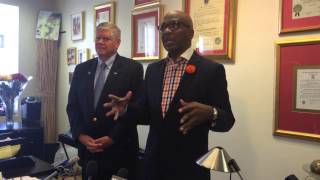 Bishop Trotter on endorsement of Sen Oberweis for US Senate [upl. by Zalucki]