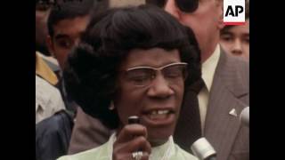 Shirley Chisholm campaigns in New York [upl. by Knox]