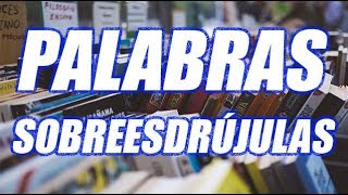 LAS PALABRAS SOBREESDRÚJULAS PROFUNDIZACIÓN BIEN EXPLICADAS CON EJEMPLOS  WILSON TE ENSEÑA [upl. by Dragone]