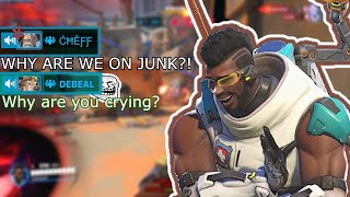 My tank losses his mind Overwatch 2 [upl. by Silvie]