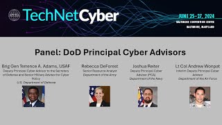 Panel DoD Principal Cyber Advisors [upl. by Atimed67]