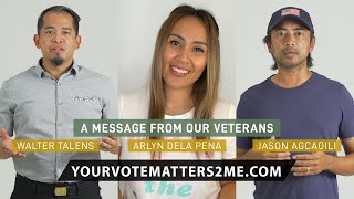 They fought for your right to vote Vote A message from our veterans [upl. by Otrebla809]