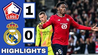 🔴Lille vs Real Madrid 10 Extended HIGHLIGHTS  UEFA Champions League [upl. by Aidnyc]