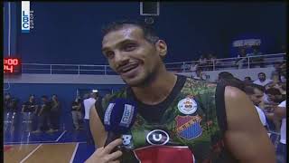 Henri Chalhoub Basketball Tournament 2017  Interview of Ismail Ahmad [upl. by Civ]