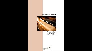 Inspector Morse theme arranged for easy piano [upl. by Siugram868]