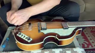 How to Set Up a Hofner Violin Bass Strap [upl. by Mighell833]