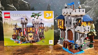 Lego Creator 3in1 Medieval Castle 31120  Stormwatch Isle MOC [upl. by Aihtnamas304]