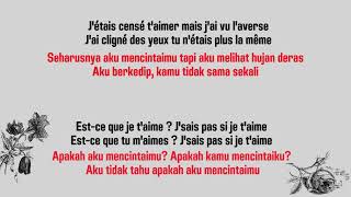 Estce que tu maimes  Maître Gims  Lyrics  terjemahan [upl. by Oravla]