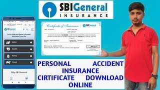 How to download sbi general PAI certificate online  Sbi general certificate download [upl. by Hoyt]