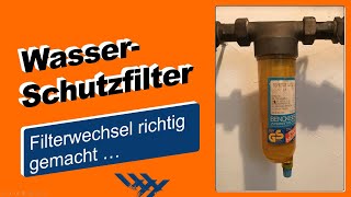 Wasserschutzfilter wechseln [upl. by Ragnar]