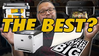 The Best TShirt Printers WATCH BEFORE YOU BUY [upl. by Yorztif]