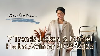 7 Jacken und Manteltrends HerbstWinter 20242025 [upl. by Abelard]