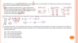 EXERCÃCIOS PROCESSOS DE ELETRIZAÃ‡ÃƒO E LEI DE COULOMB PARTE1 [upl. by Fransen]