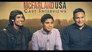 MCFARLAND USA Cast Interviews [upl. by Rediah]