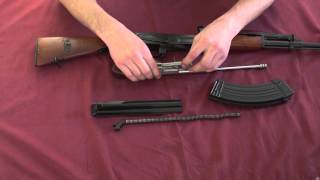 AK 47  gun disassembly [upl. by Lilaj439]