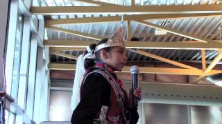 Little Ms Navajo 2017 Sings Navajo Song [upl. by Oretna]