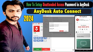 How To Setup Unattended Access Password in AnyDesk  AnyDesk Auto Connect  Technical Azad  2024 [upl. by Namqul]