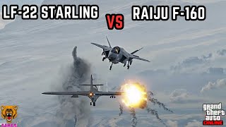 Lf22 Starling vs Raiju f160 in Gta5 Online [upl. by Acimaj]