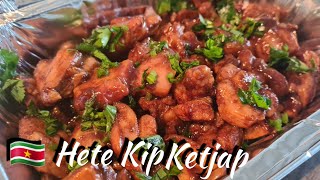 🇸🇷 Surinaamse Hete Kip Ketjap BroodbelegSurinamese Spicy Soy sauce Chicken [upl. by Aural909]