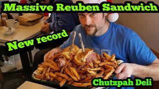 MASSIVE REUBEN SANDWICHTHE BIGGEST EVERCHUTZPAH DELI [upl. by Buehler577]