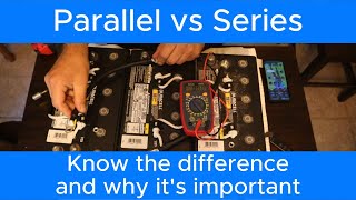 Wiring Batteries in SERIES vs PARALLEL and why its IMPORTANT Avoid mistakes what this video [upl. by Marv]