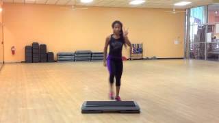 Step Cardio KISS Basic Step Cardio with Karla Luster [upl. by Hanauq11]