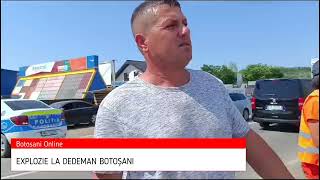 Botosani Online TV  Explozie la Dedeman Botoșani [upl. by Mendes954]