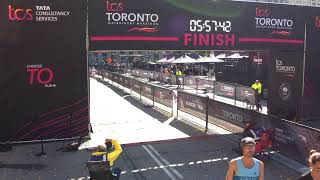 TCS Toronto Waterfront Marathon 2024  Finish Line Camera  RAW Feed [upl. by Berthold147]