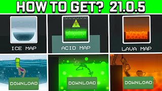 HOW TO GET ALL THE SECRET MAPS in Melon Playground 2105 [upl. by Nevear143]