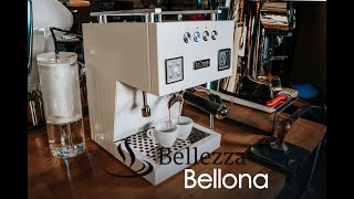 Bellezza Bellona Espressomaschine  Review amp Unpacking [upl. by Leahcimluap304]