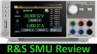 TSP 201  Rohde amp Schwarz NGU401 500kSs Source Measure Unit Review Teardown amp Experiments [upl. by Nellek543]