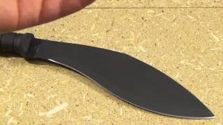 KaBar Kukri Machete Preview and Bottle Slaying [upl. by Oona205]