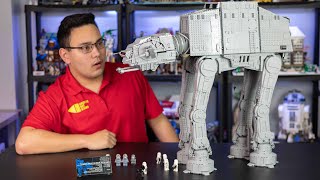 REVIEW LEGO Star Wars UCS ATAT with 6785 Pieces Set 75313 [upl. by Stephen]