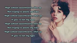 Melanie Martinez High School Sweethearts lyrics\\ Glitter Tacious Lyrics [upl. by Pool]