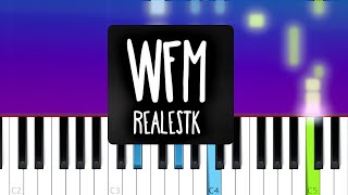 Realestk  WFM Piano tutorial [upl. by Nivle]