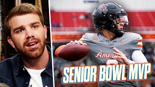 Spencer Rattler Was the Best Quarterback at the Senior Bowl [upl. by Aldrich]