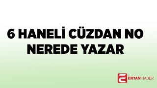 6 Haneli Cüzdan No Nerede Yazar [upl. by Theodoric]