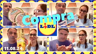 Compra LIDL 🛒 con descuentos  Cesta de la compra 💶 110824  Alimentación 🥖🍋🥬 [upl. by Jobye]