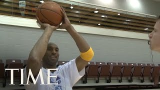 Kobe Bryant Los Angeles Lakers Star Gives A Free Lesson  TIME [upl. by Treblah]