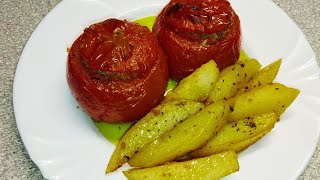 Гемистес доматес  Фаршированные помидоры  Греческая кухня  Просто и вкусно 😋 [upl. by Ykceb]