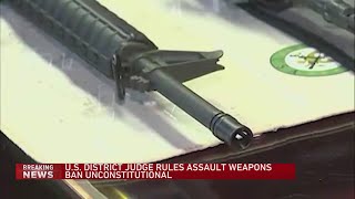 Federal judge strikes down Illinois assault weapons ban setting up likely appeal [upl. by Kessler]