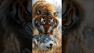 Siberian Tiger vs all animals how strong is it🔥💪short tiger animals dinosaur bear strong [upl. by Aisitel]