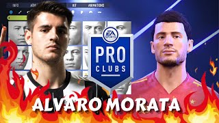 FIFA 22 Alvaro Morata Pro Clubs Creation [upl. by Alemac]