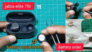 jabra elite 75t battery replacement ।। jabra buds all problem solution ।। TH24 [upl. by Anceline547]