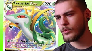 Serperior VSTAR Is INVINCIBLE With 350 HP  Pokemon TCGL [upl. by Akcirahs]