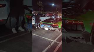 gintani SVJ flames and hellcat redeye charger revs😳cars carmeet lamborghini dodge hellcat fyp [upl. by Winne]