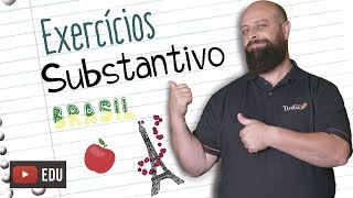 Exercícios de Substantivos Prof Noslen [upl. by Ramon109]