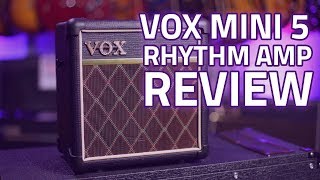 Vox Mini 5 Rhythm Guitar Amp Review – A Fantastic Busking Amp [upl. by Shalne]