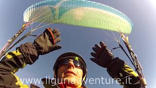 Parapendio Liguria nozioni base di volo in termica 1 [upl. by Sergius]